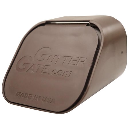 Guttergate GutterGate 2 in. H X 2 in. W X 3 in. L Brown Plastic Rectangular Downspout Adapter GG2X3A-BROWN